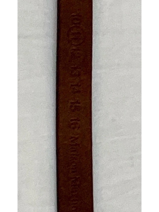 Celebrity Stylist Archive | Rare Margiela Chocolate Brown Belt Rose Gold Buckle main image 6